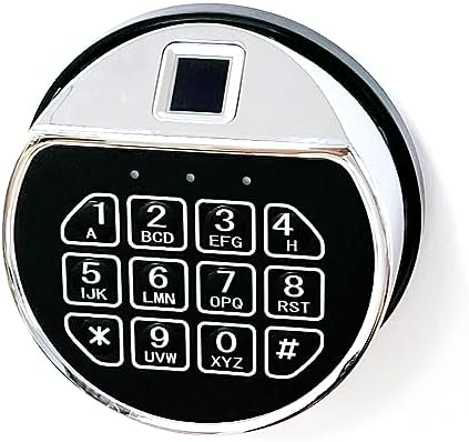 Biometric Gun Safe Lock Replacement, Digital Code Fingerprint Lock for Safe Box and Cabinet