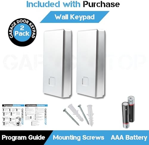 2X Garage Door Keypad for Marantec M13-631, Wireless Keyless Entry 315MHz