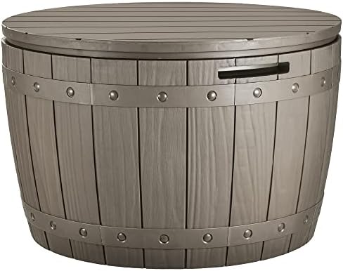 YITAHOME 33 Gallon Round Deck Box
