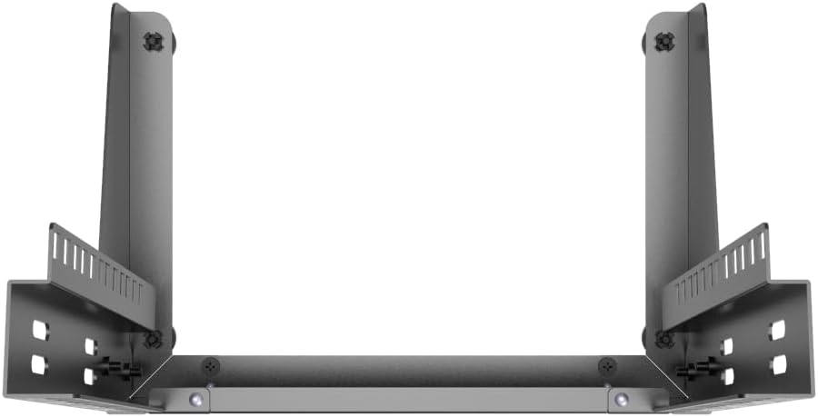 8u small desktop network rack 10" mini open showing dimensions