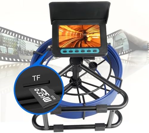 box-type100ft sewer camera 5" screen 1080p hd pipe, package contents