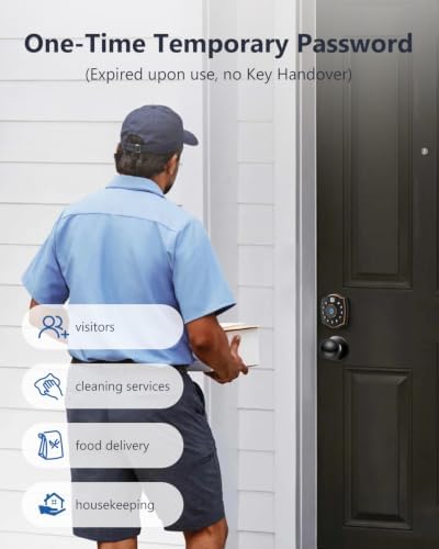Geek Smart Fingerprint Deadbolt with App, Keypad Door Lock for Front Door