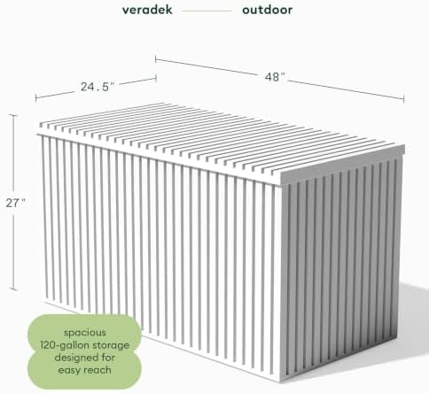 Veradek Everything Box - 120-Gallon Outdoor Storage Box