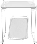 Neudeco Locker Shelf 2 Pack - Organizer for School Gym Office - White 12“