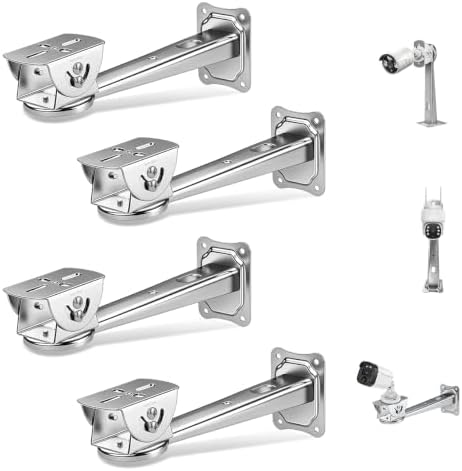 security camera bracket, heavy duty wall mount holder shown in use