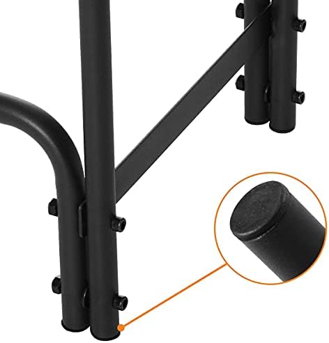 AKSG 8ft Firewood Rack Outdoor Heavy Duty Log Rack Firewood Storage Rack Fire Wood Rack Holder Steel Tubular for Indoor Outdoor Fireplace Tool for Patio Deck Log Storage Stand