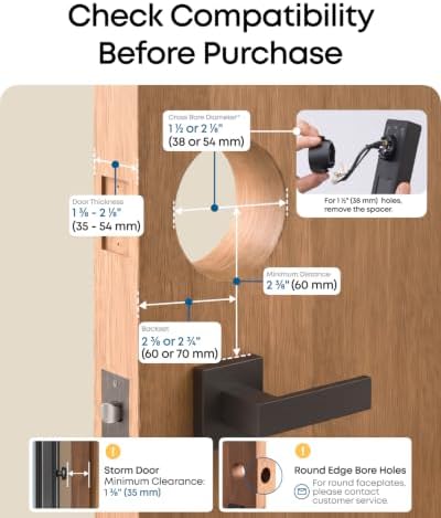 eufy Security Smart Lock C210, Keyless Entry Door Lock, Built-in Wi-Fi