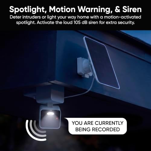 WYZE Solar Cam Pan, 2K Security Cameras Wireless Outdoor, Battery Powered