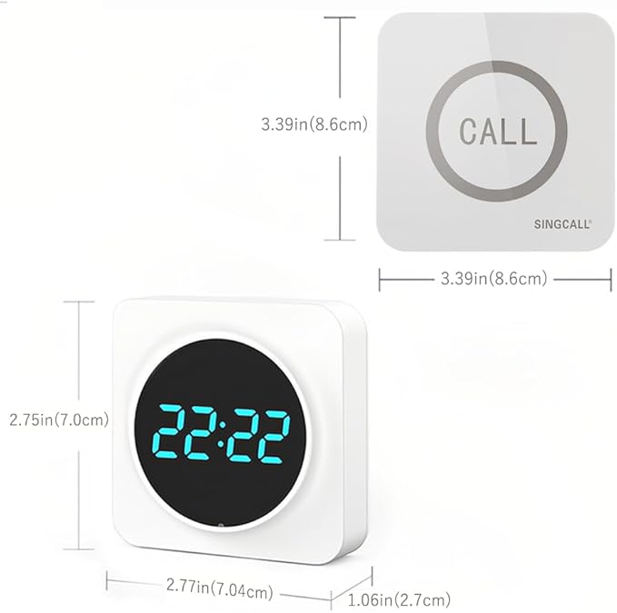 SINGCALL Restaurant Pager System Waiter Calling System Pagers and Beepers