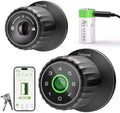 GHome Smart Fingerprint Door Lock, 4-in-1 Smart Lock with Removable Battery
