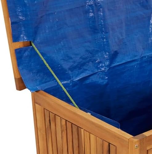 vidaXL Garden Storage Box 23.6"x19.7"x22.8" Solid Wood Acacia