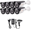 TIGERSECU Super HD 1080P 4-in-1 Security 8-Camera Bundle