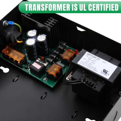 UHPPOTE Door Access Control Power Supply Metal Box 12V with Wiegand Board