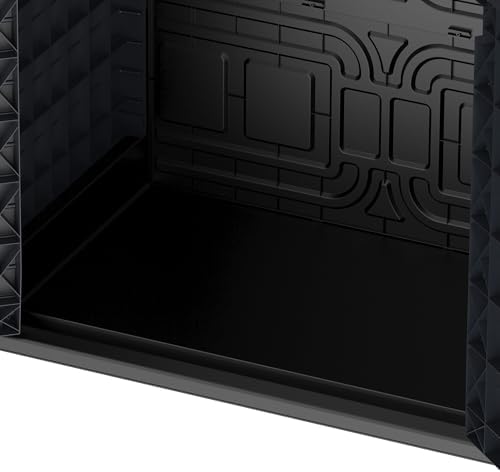 Duramax Storeaway 4 ft. 3 in. x 2 ft. 5 in. x 3 Ft 7 in. Resin Horizontal Outdoor Storage Shed Gray