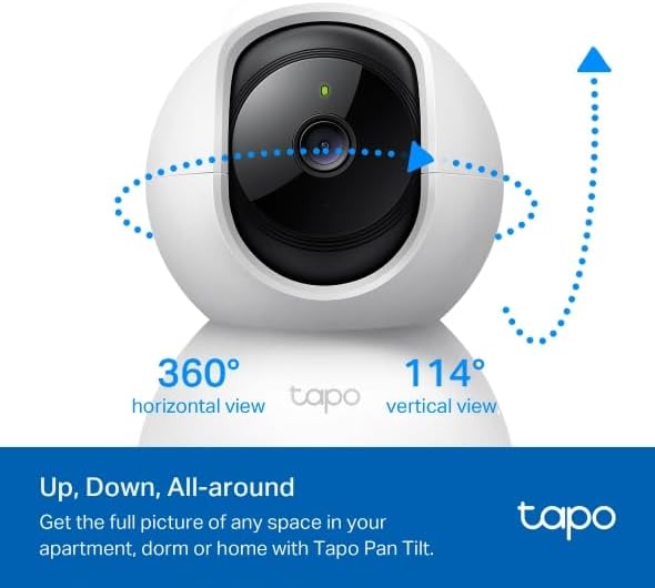 Tapo 2K Pan/Tilt Security Camera