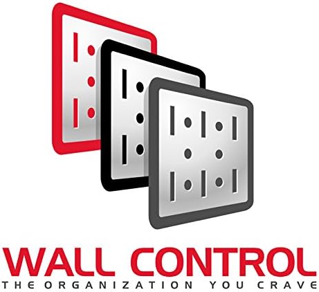 Wall Control 30-P-3232B Black Metal Pegboard Pack - (2) 32" Tall x 16" Wide Black Pegboards