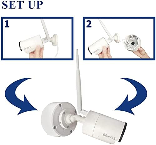 oossxx metal aluminum waterproof junction box mount bracket, front angle view