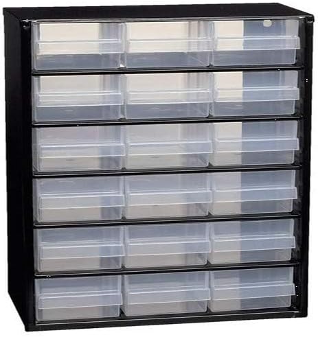 Raaco Steel Storage Cabinet, Standard 18-Drawer (C9-18) - Nuts & Bolts