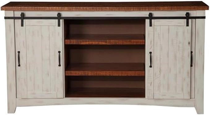 Martin Svensson Home Rustic 65” Solid Wood TV Stand