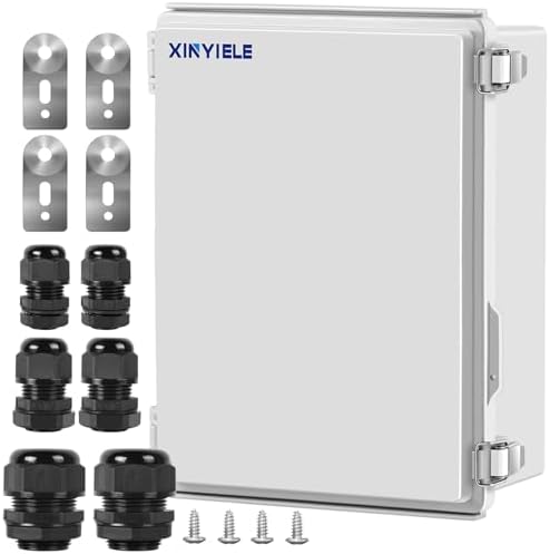 waterproof outdoor project abs plastic junction box ip67 shown in use