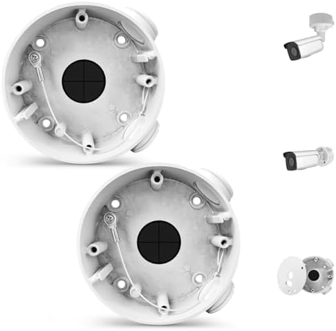 we-ds-1260zj metal junction box for bullet security cameras shown in use