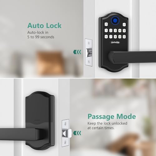 Multi Unlock Methods Smart Door Lock with Keypad