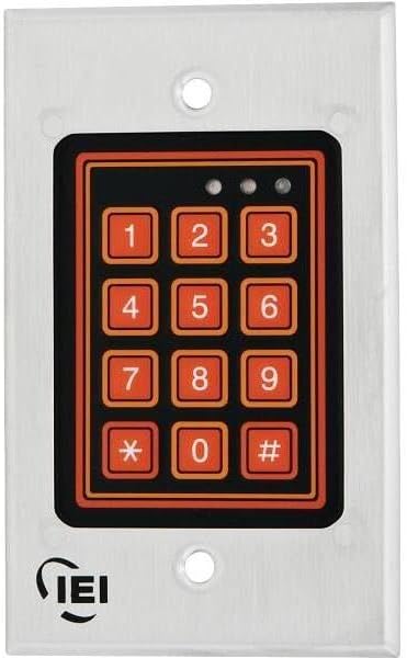 iei international electronics 212w membrane keypad shown in use
