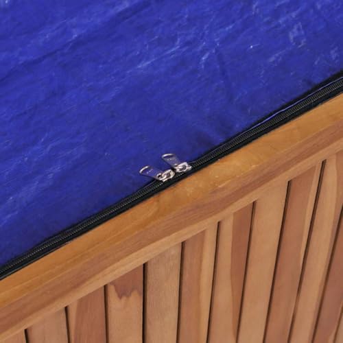 vidaXL Patio Storage Box 68.9"x19.7"x22.8" Solid Acacia Wood