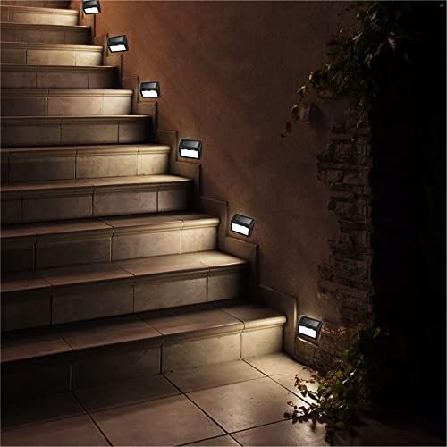 white light solar yard fence lights, rainproof metal, package contents