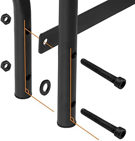 AKSG 8ft Firewood Rack Outdoor Heavy Duty Log Rack Firewood Storage Rack Fire Wood Rack Holder Steel Tubular for Indoor Outdoor Fireplace Tool for Patio Deck Log Storage Stand