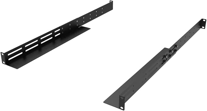 QiaoYoubang 1U Universal Rack Mount Rails- 4-Post Server Rack Shelf Rail 16-29
