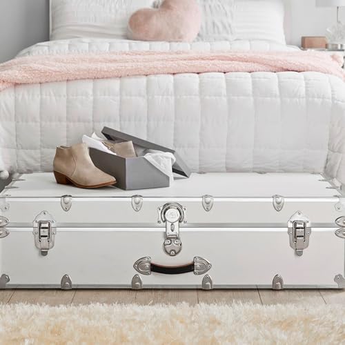 Rhino Trundle Storage Trunk, Under Bed Dorm Footlocker