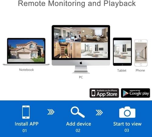 (2026 new) firstrend wifi wireless security camera system, package contents
