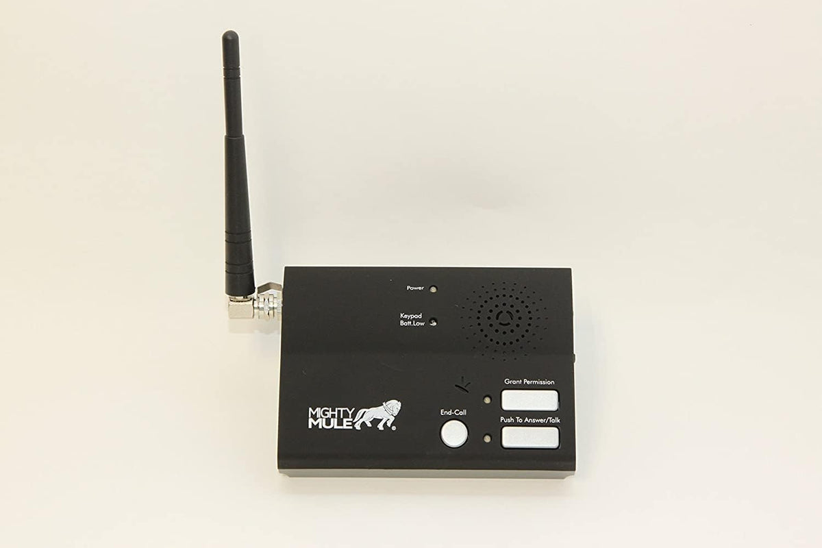 mighty mule mm136 intercom system, side view