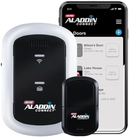 Genie Aladdin Connect Smart Garage Door Controller, Single Door Kit ALKT2-R