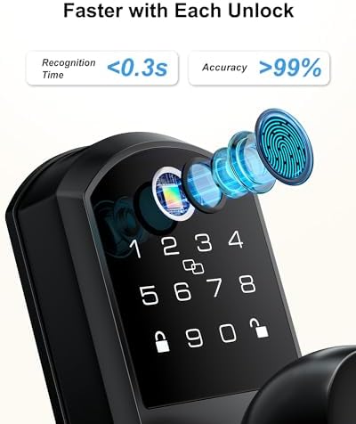 Keyless Entry Door Lock, Smart Lock for Front Door