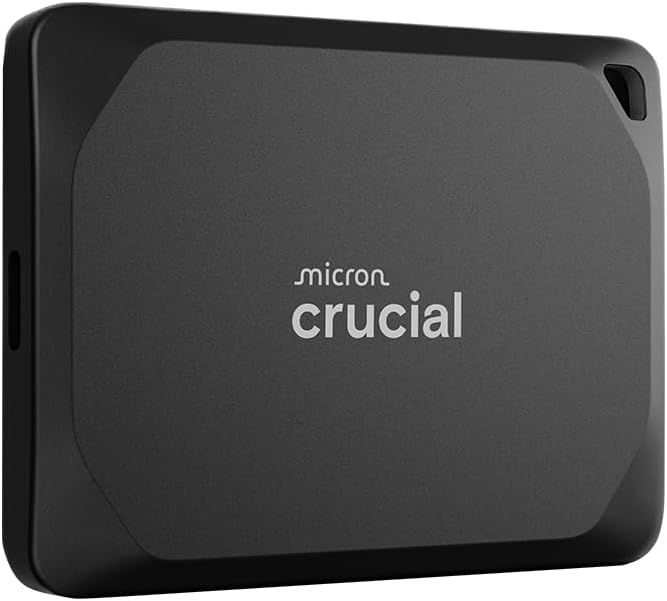 Crucial X10 Pro 2TB Portable SSD, 2000MB/s Write, USB 3.2 USB-C, External Solid