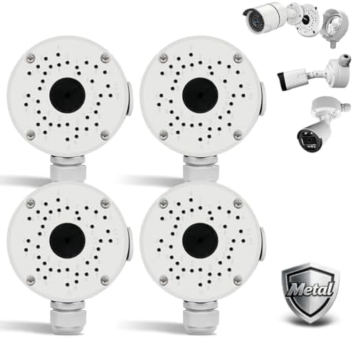 metal aluminum ip66 waterproof bullet security camera junction shown in use