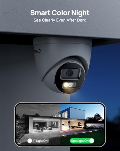 annke c800 4pcs ultra hd 4k poe security shown in use