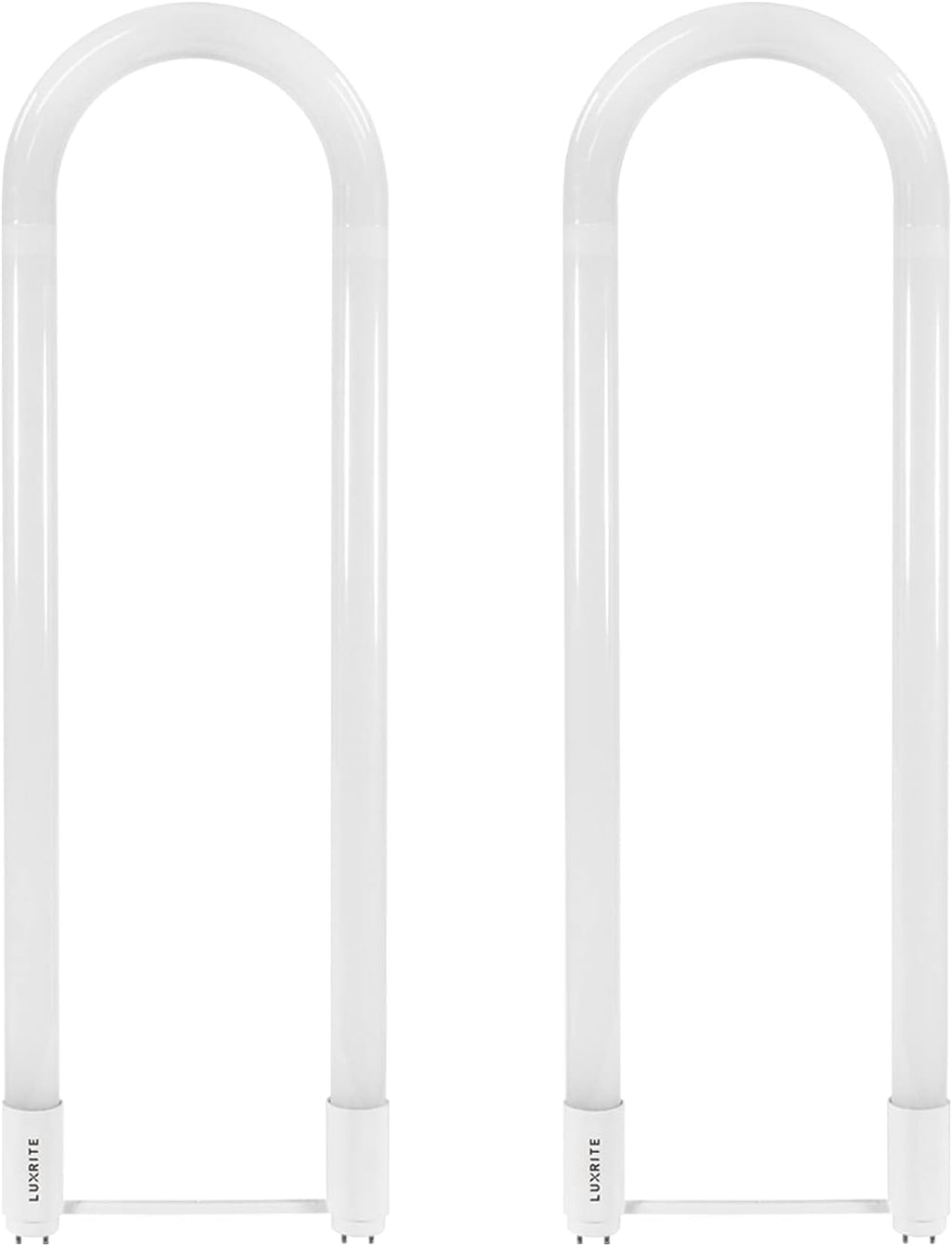 LUXRITE U Bend LED Tube Light, T8 T12, 3000K Soft White, 2000 Lumens, (2 Pack)