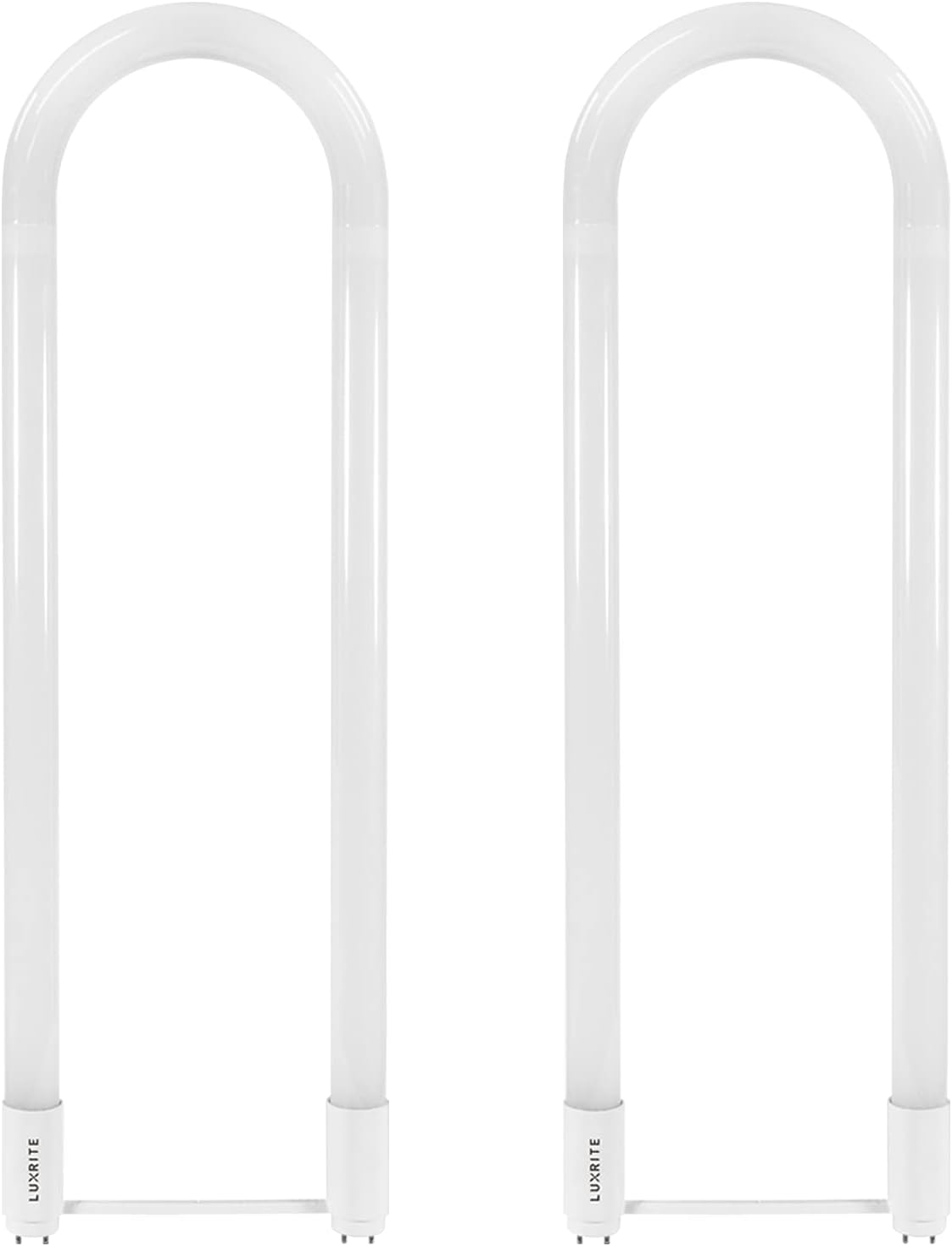 LUXRITE U Bend LED Tube Light, T8 T12, 3000K Soft White, 2000 Lumens, (2 Pack)