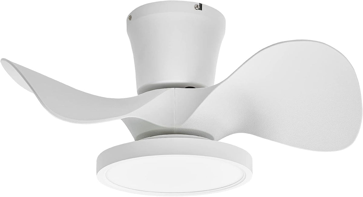 ocioc Quiet Ceiling Fan with LED Light 22 inch Large Air Volume Remote Control