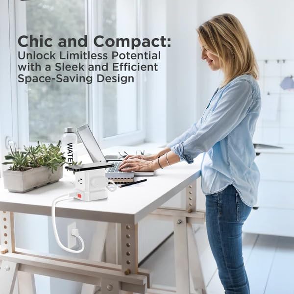 Uncaged Ergonomics Wireless Cube Charger & Power Strip