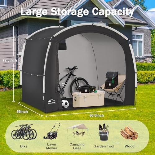 Bike Storage Shed Tent Waterproof Outdoor Easy Setup Portable XL