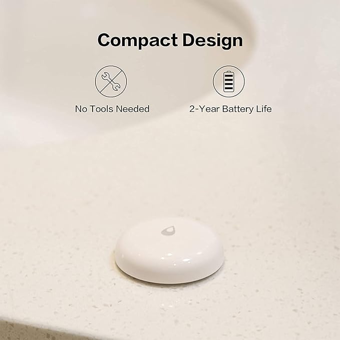Aqara Water Leak Sensor 3 Pack, Zigbee Wireless Water Leak Detector