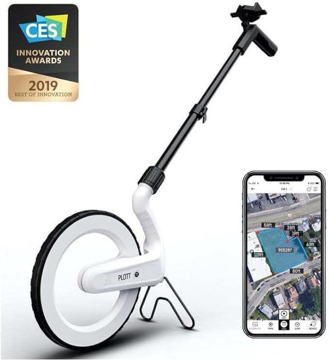 Plott Carta: Digital Mapping Wheel; Electronic Distance Measuring and