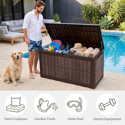 YITAHOME 134 Gallon Large Deck Box
