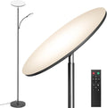 marctronic Gray Floor Lamps for Living Room, 44W/4500LM Super Bright 2 in 1 LED