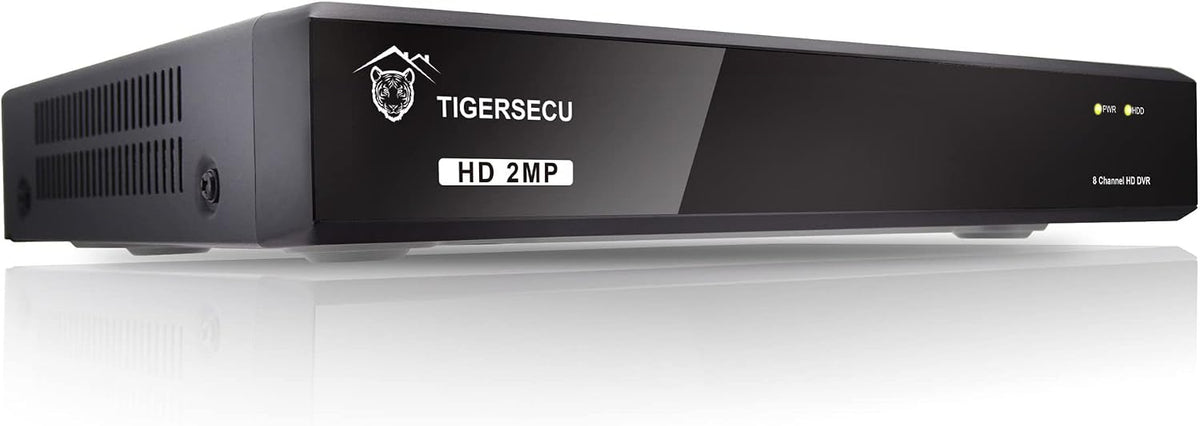 TIGERSECU Super HD 1080P 8 Channel Surveillance DVR, No Hard Drive