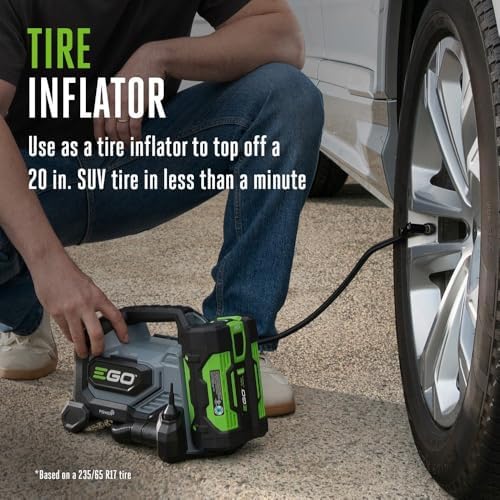 EGO POWER+ 160 PSI Compact Inflator for Automotive, Home, Sport, Portable Air Compressor, Battery and Charger Not Included - IF1600